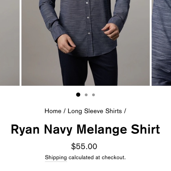 Mark & Julian Ryan Navy Chambray Shirt - Picture 5 of 6